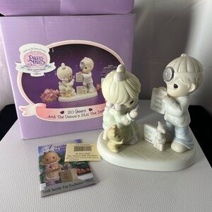 Enesco Precious Moments Doctor and Nurse Figurine - White and Cream